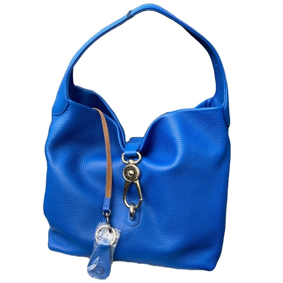 Dooney & Bourke Samba Logo Lock Sac with Keyring - Marine blue